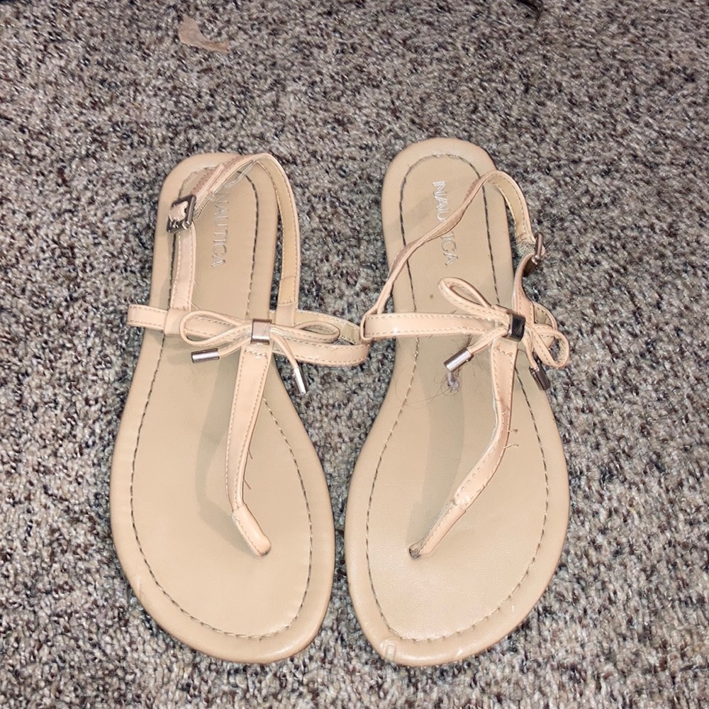 nude sandals